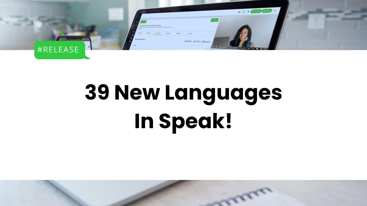 Thirty nine new languages