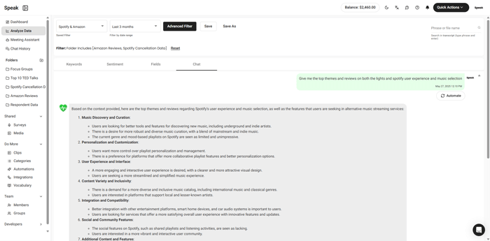 Chat across your entire library
