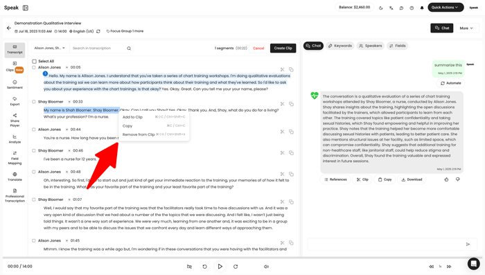 Smoother audio and video clipping