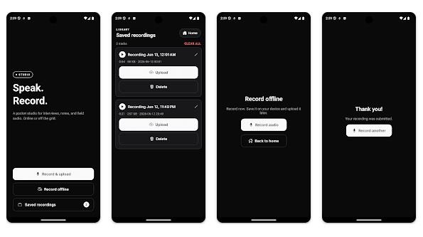 A new recorder app for Android